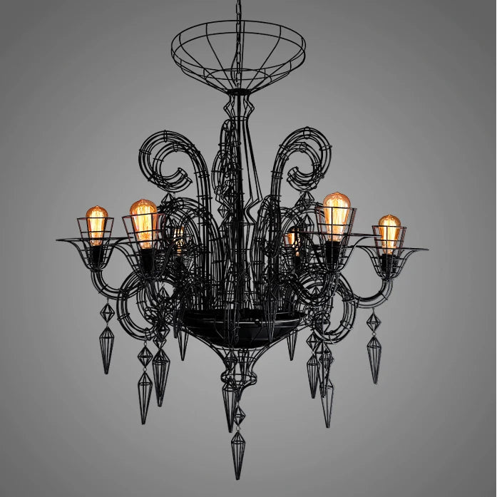 suspension design en alliage moderne pour intérieur élégant