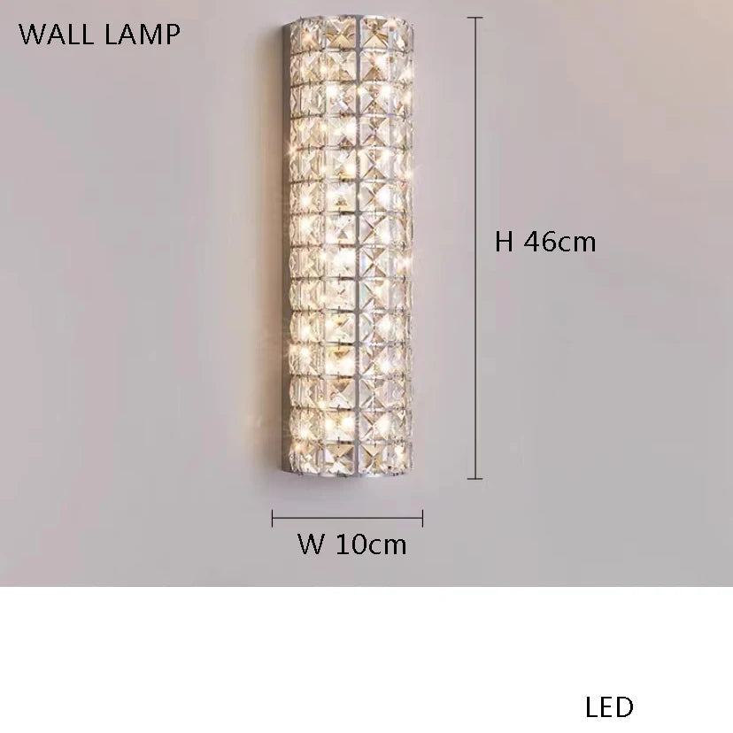 suspension design en cristal naturel avec ceinture en cuir