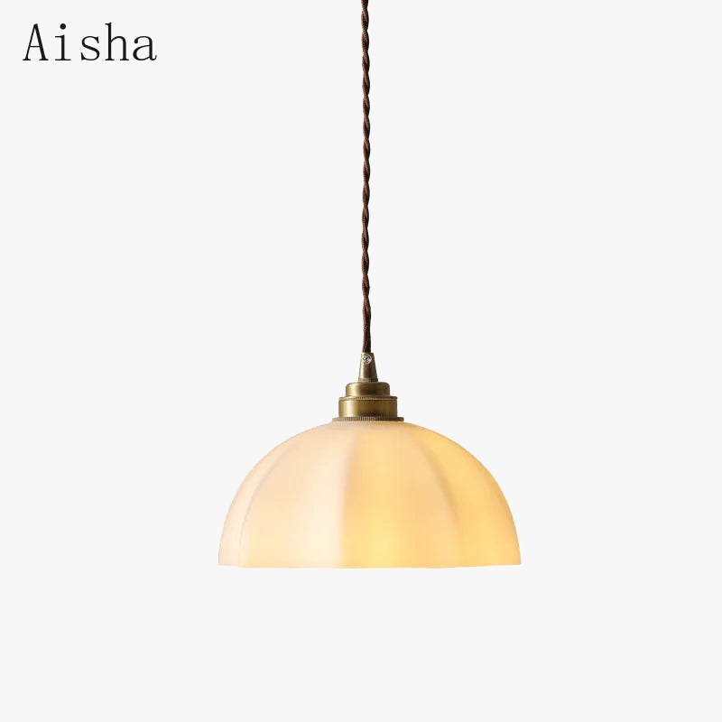 suspension design en cuivre pour restaurant et magasin