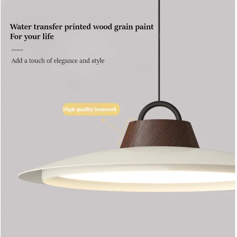 suspension design en forme de chapeau de pêcheur pour intérieur moderne