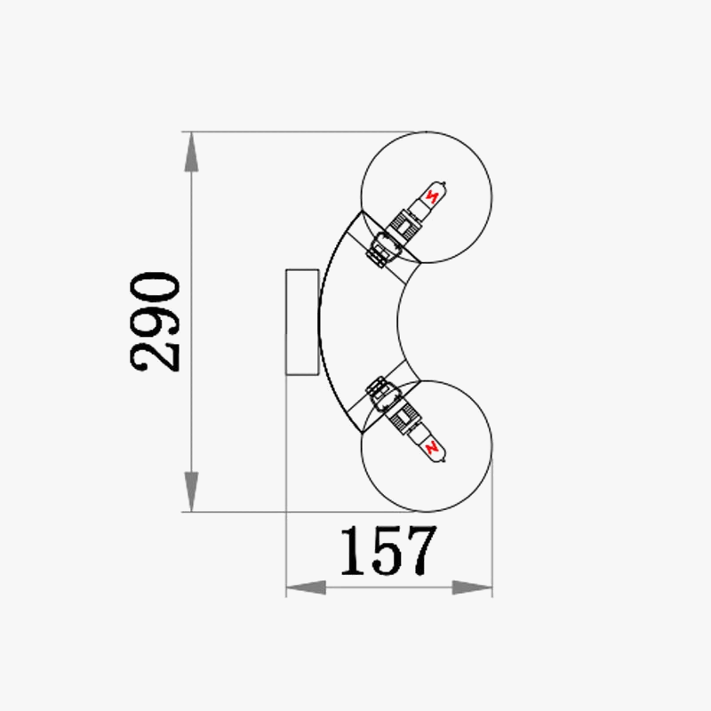 suspension design en forme de raisin pour intérieur moderne