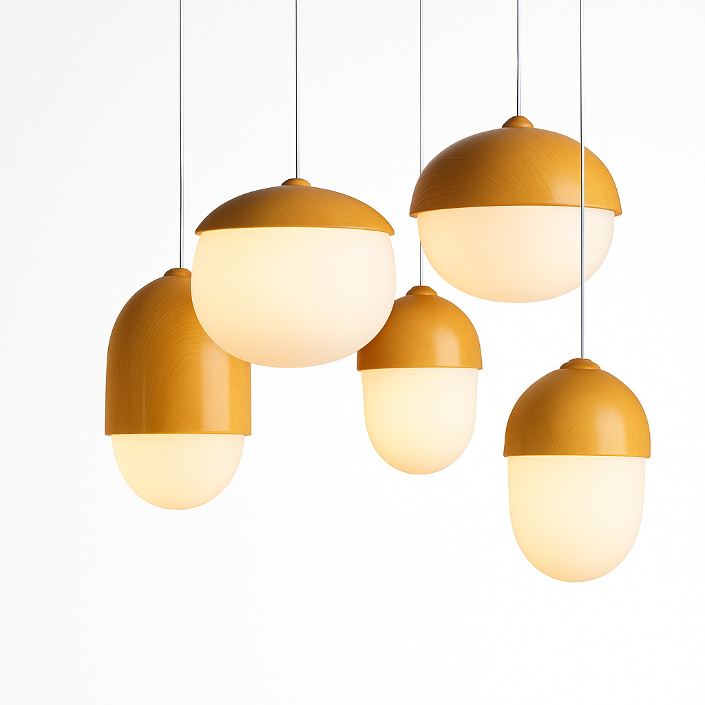 Suspension design en métal de différente forme