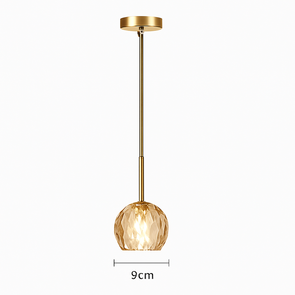 Suspension design en verre intérieur LED moderne nordique Simple éclairage
