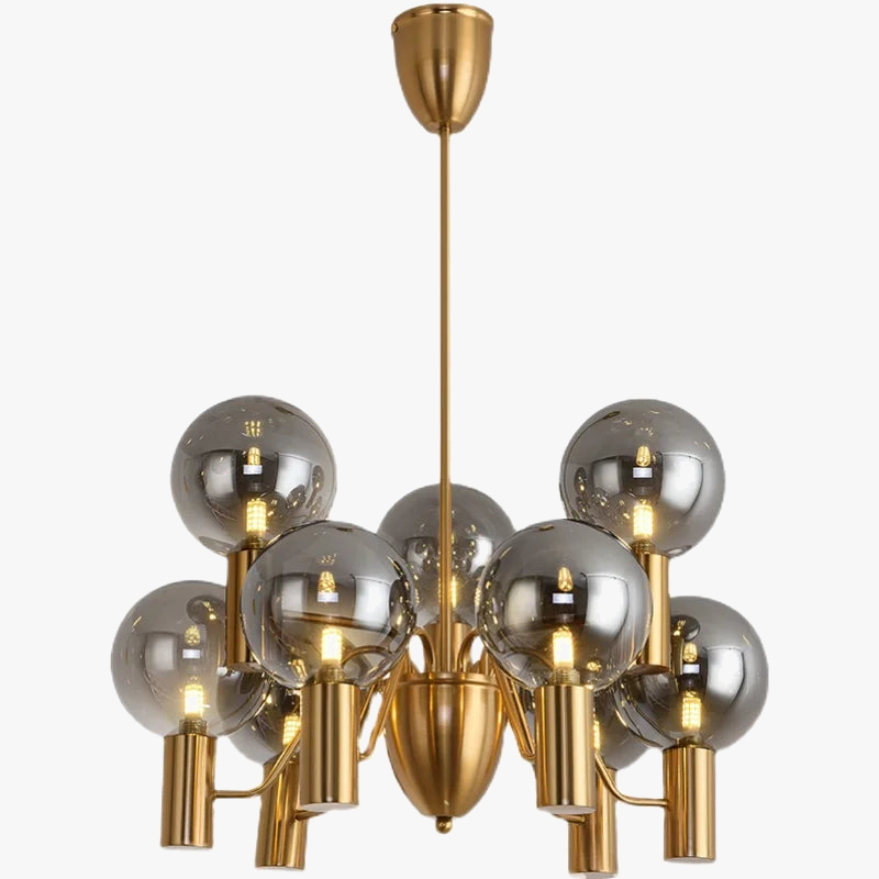 suspension design en verre pour intérieur moderne et luxueux