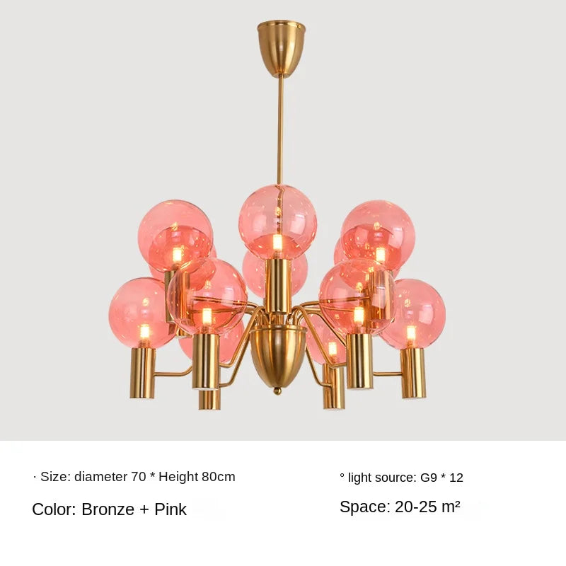 suspension design en verre pour intérieur moderne et luxueux