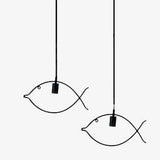 Suspension design forme de poisson