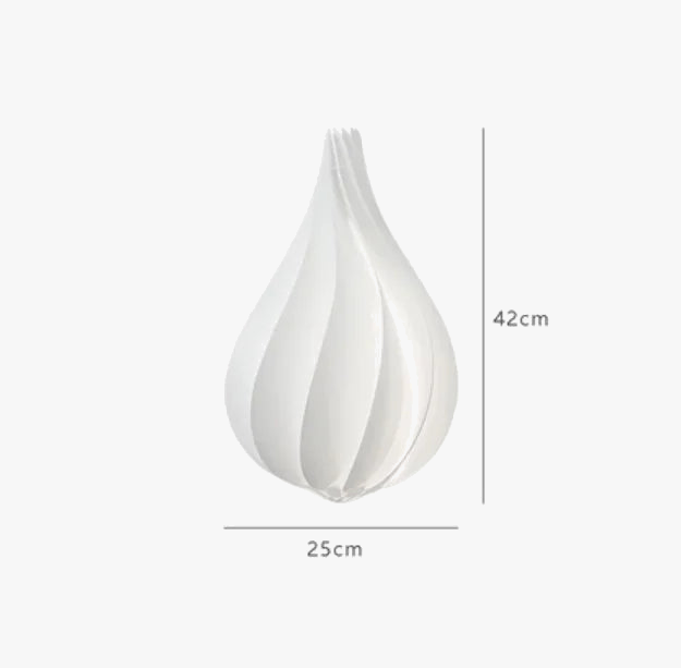 suspension design goutte d'eau style nordique créatif