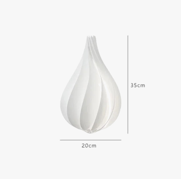 suspension design goutte d'eau style nordique créatif