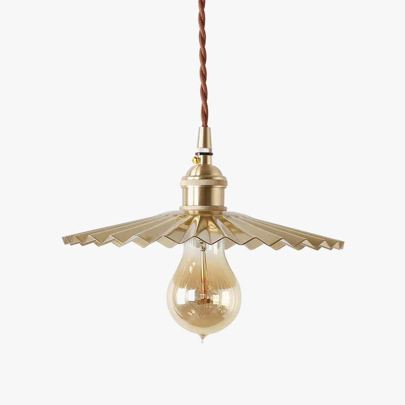 suspension design japonaise en laiton pour intérieur moderne