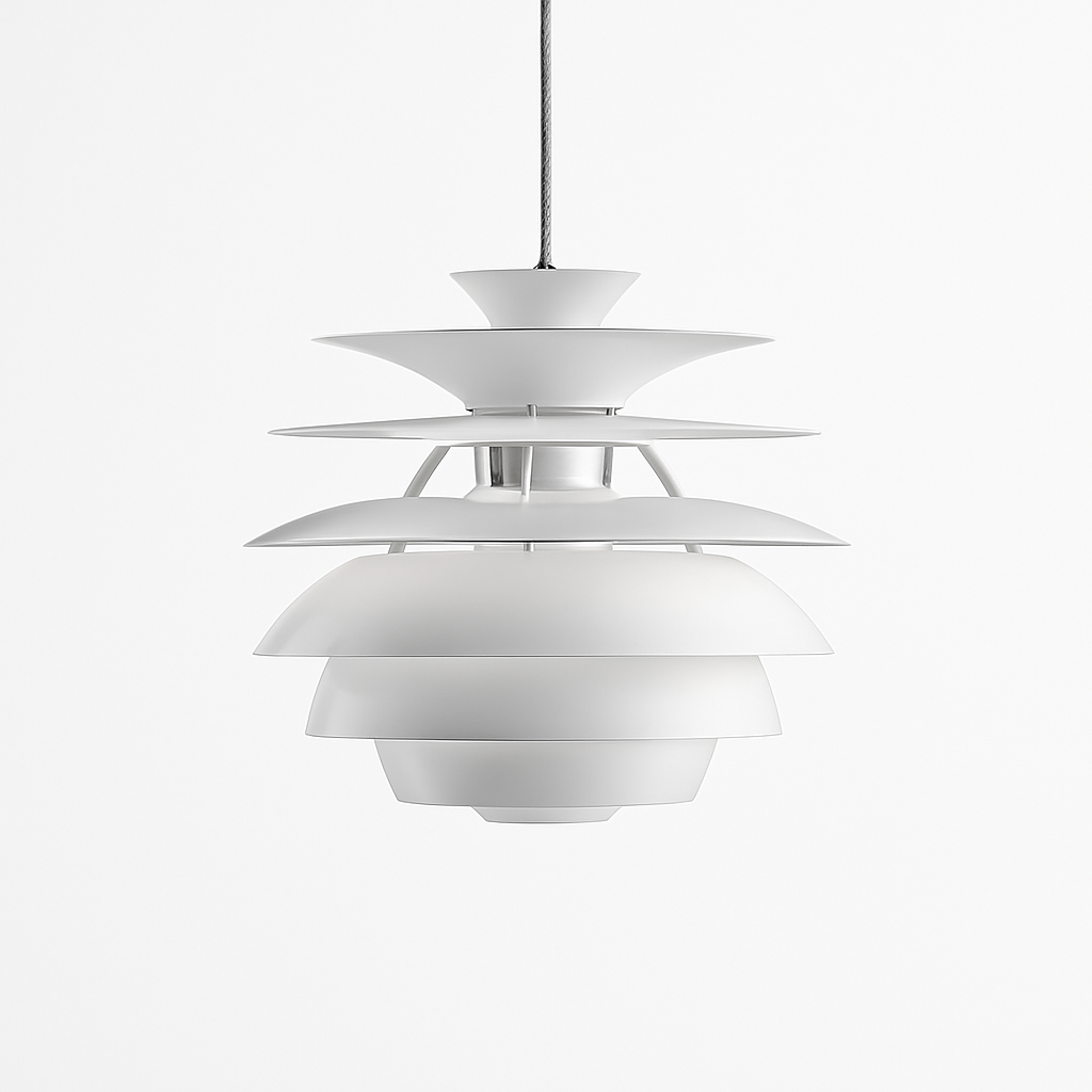 Suspension design LED abat-jour métal de plusieurs formes