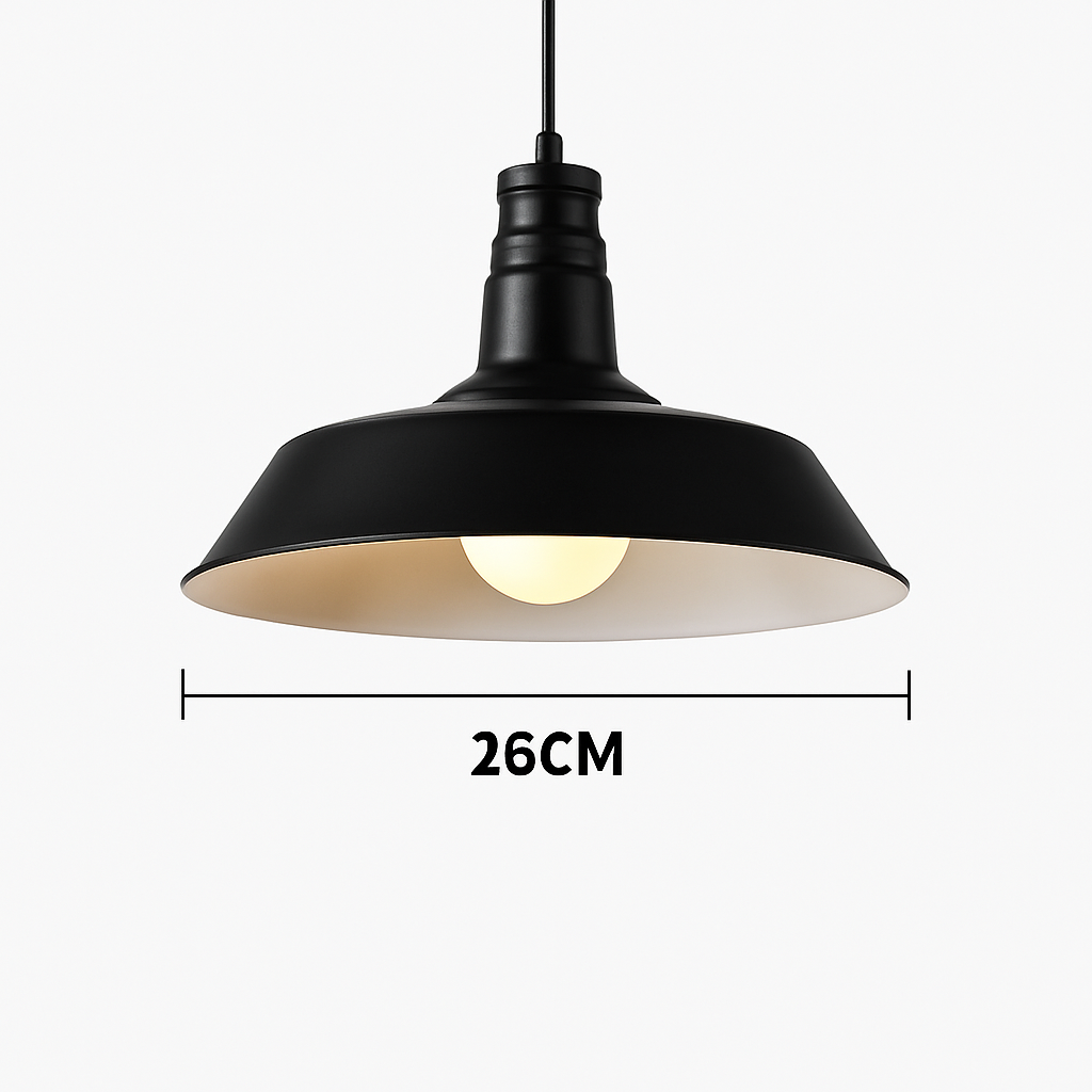 Suspension design LED avec abat-jour macaron coloré Loft