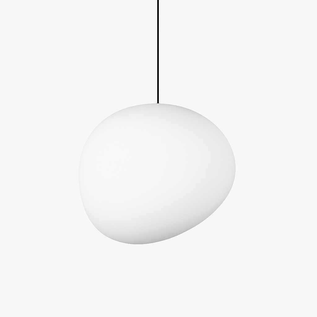 Suspension design LED en forme de bulle blanche Italian Design