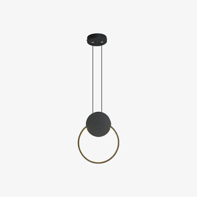 Suspension design LED minimaliste géométrique Oryna