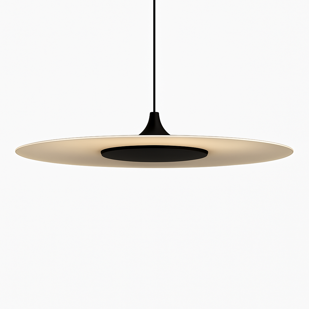 Suspension design minimaliste créative ronde