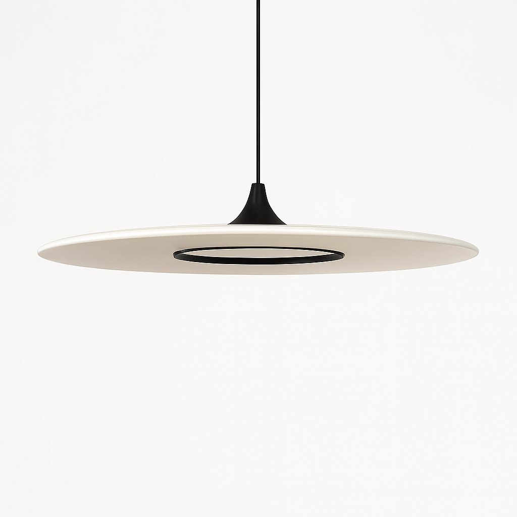 Suspension design minimaliste créative ronde