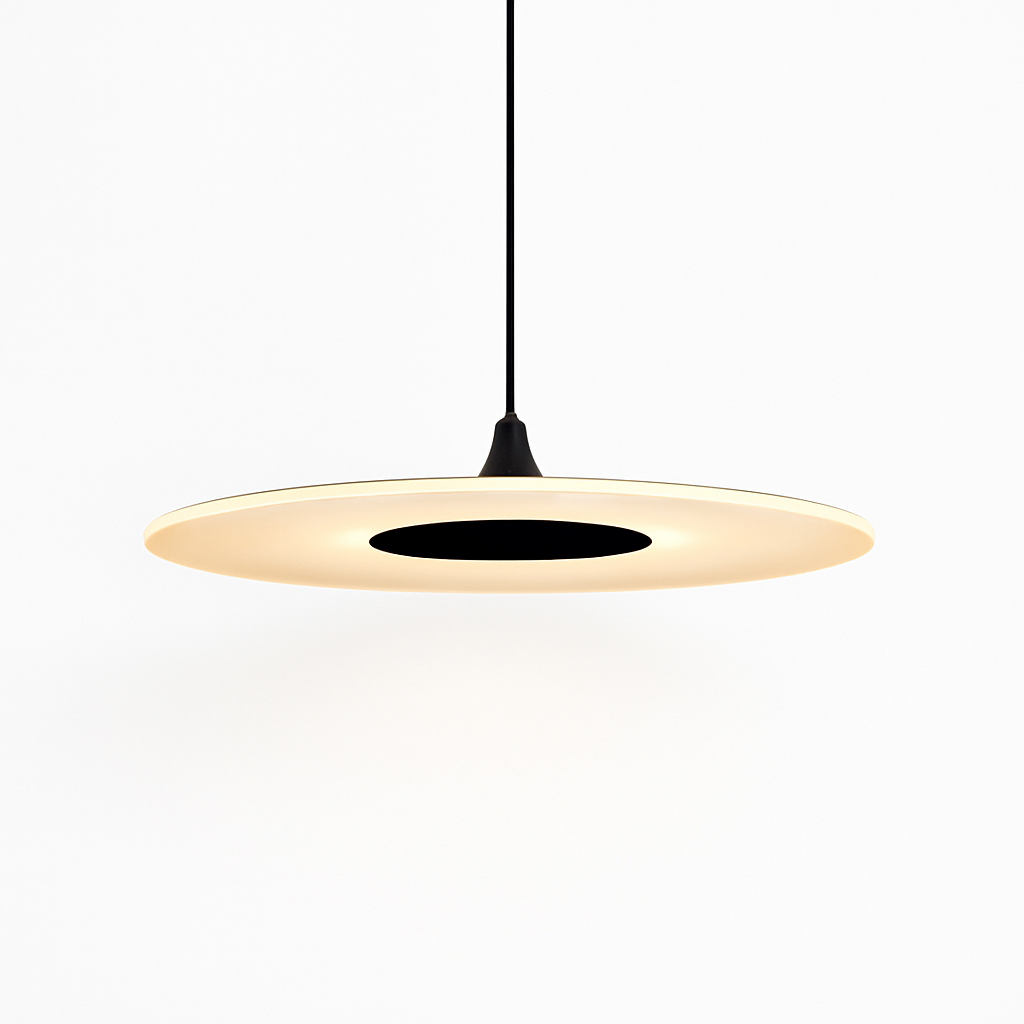Suspension design minimaliste créative ronde
