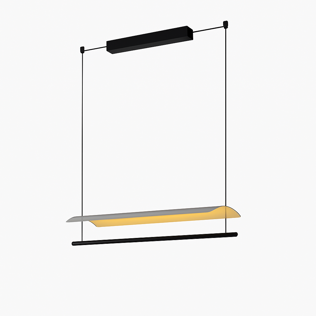 suspension design minimaliste pour un éclairage élégant