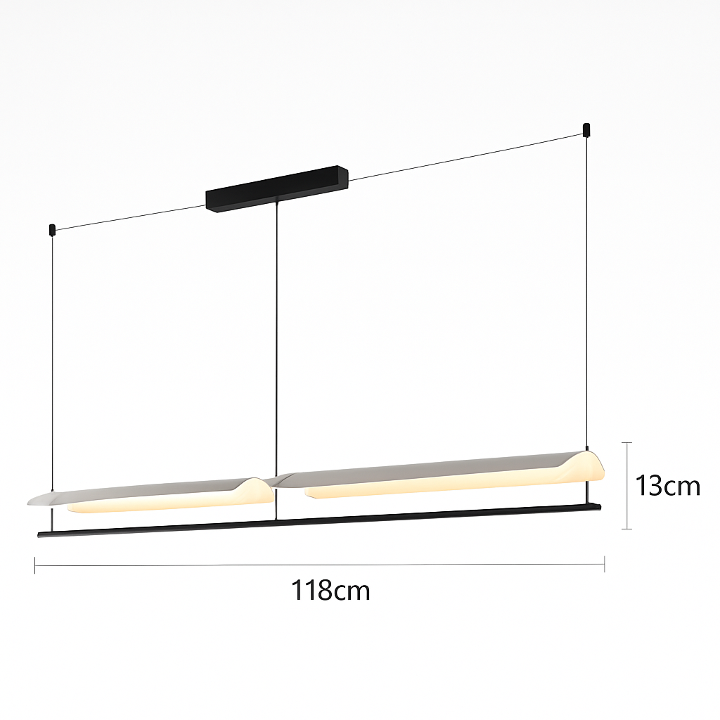 suspension design minimaliste pour un éclairage élégant