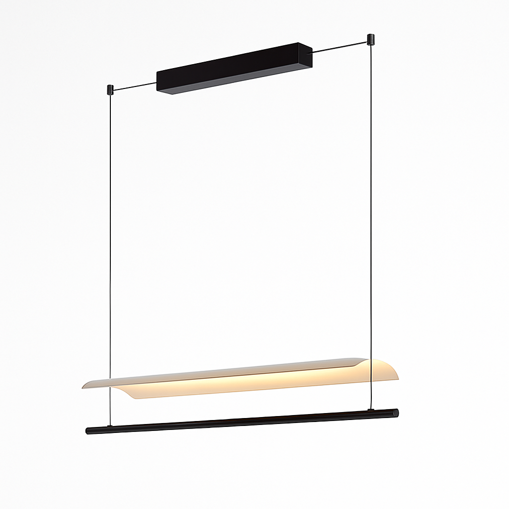suspension design minimaliste pour un éclairage élégant