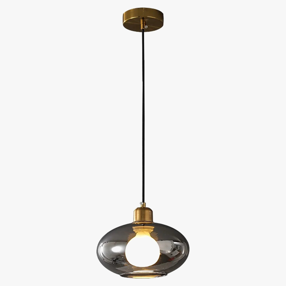 suspension design moderne en verre pour intérieur élégant