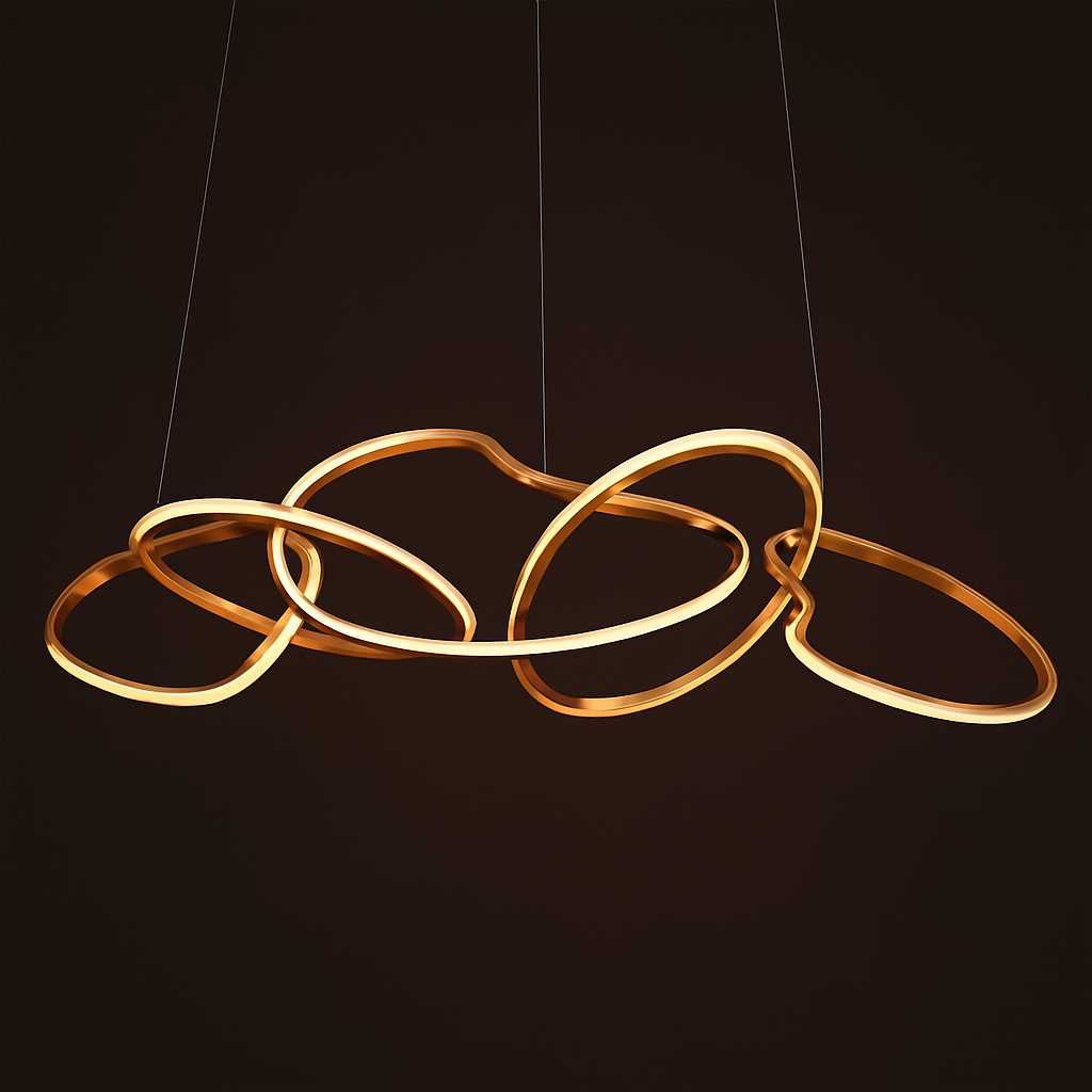 suspension design moderne pour éclairage intérieur élégant