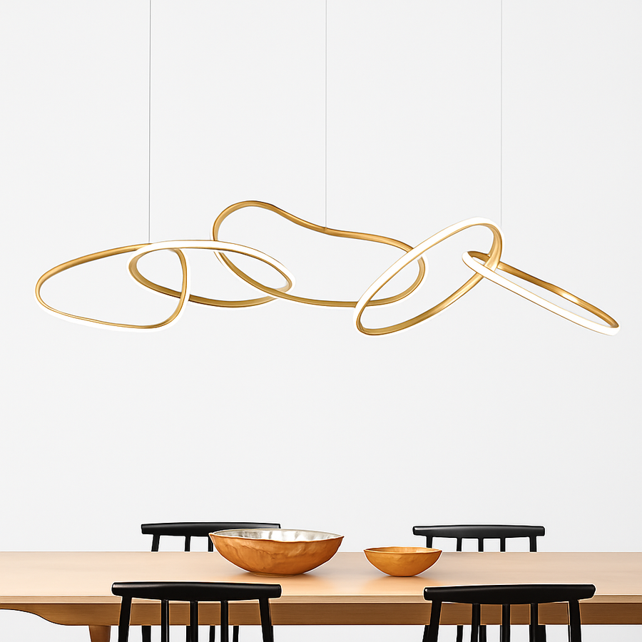 suspension design moderne pour éclairage intérieur élégant