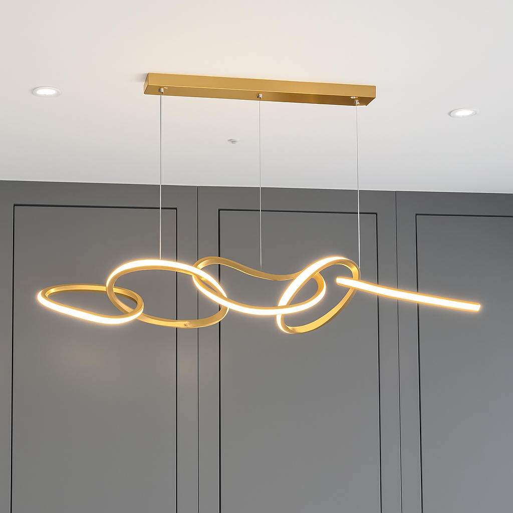 suspension design moderne pour éclairage intérieur élégant