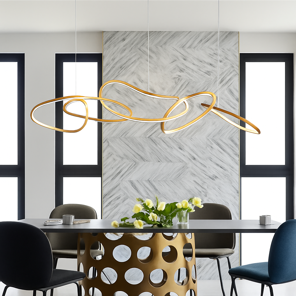 suspension design moderne pour éclairage intérieur élégant