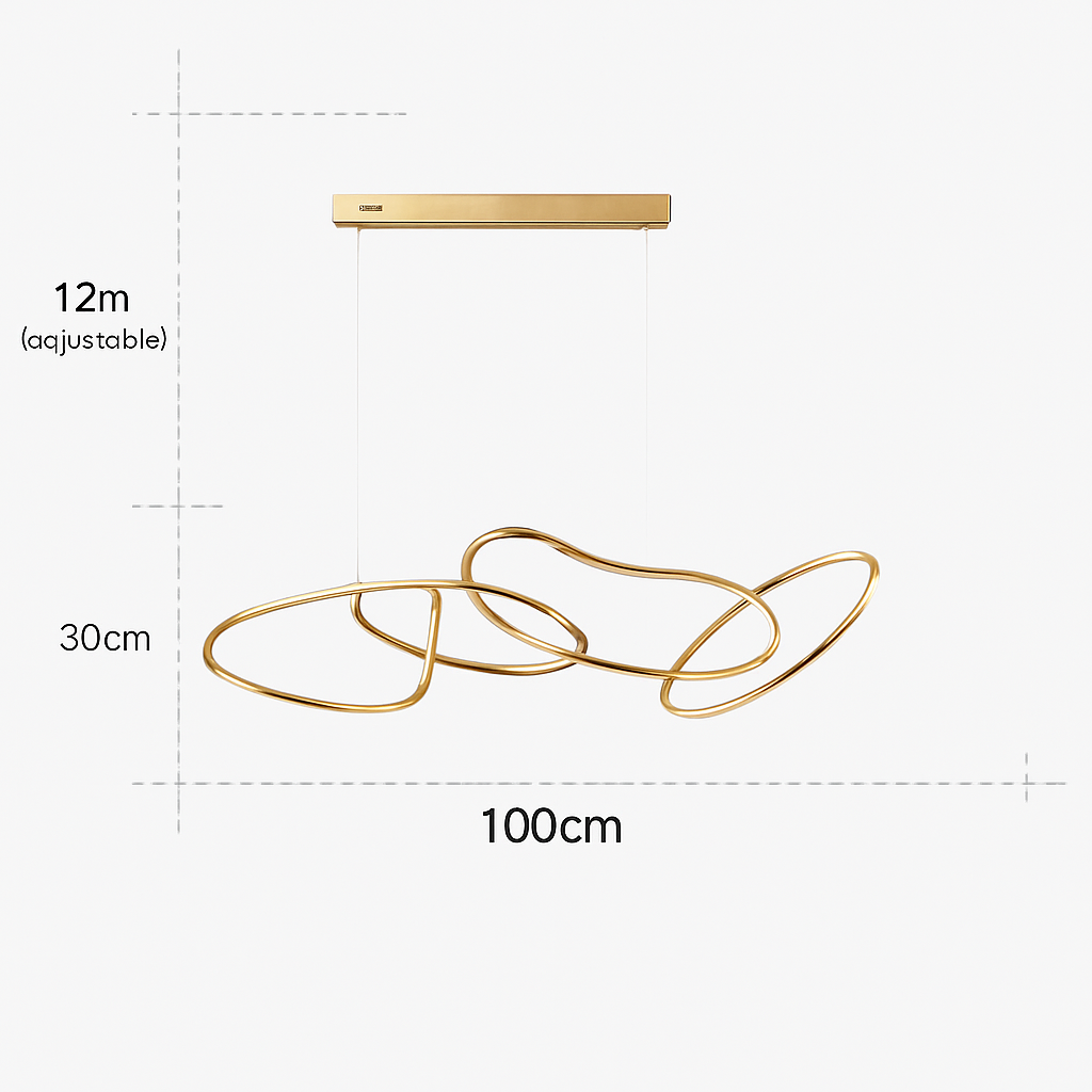suspension design moderne pour éclairage intérieur élégant