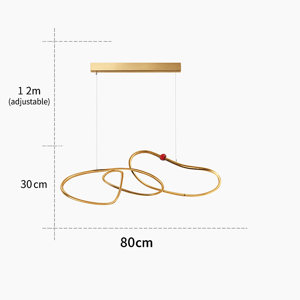 suspension design moderne pour éclairage intérieur élégant