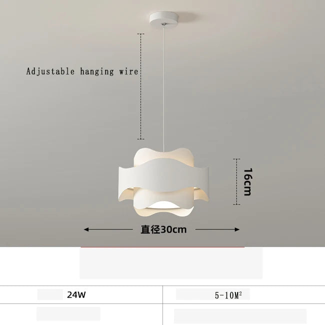 suspension design moderne pour un éclairage décoratif intérieur