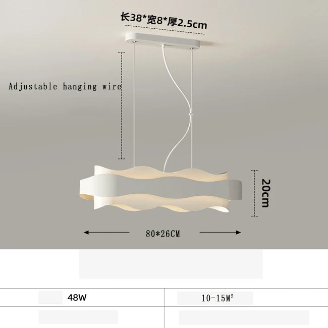 suspension design moderne pour un éclairage décoratif intérieur
