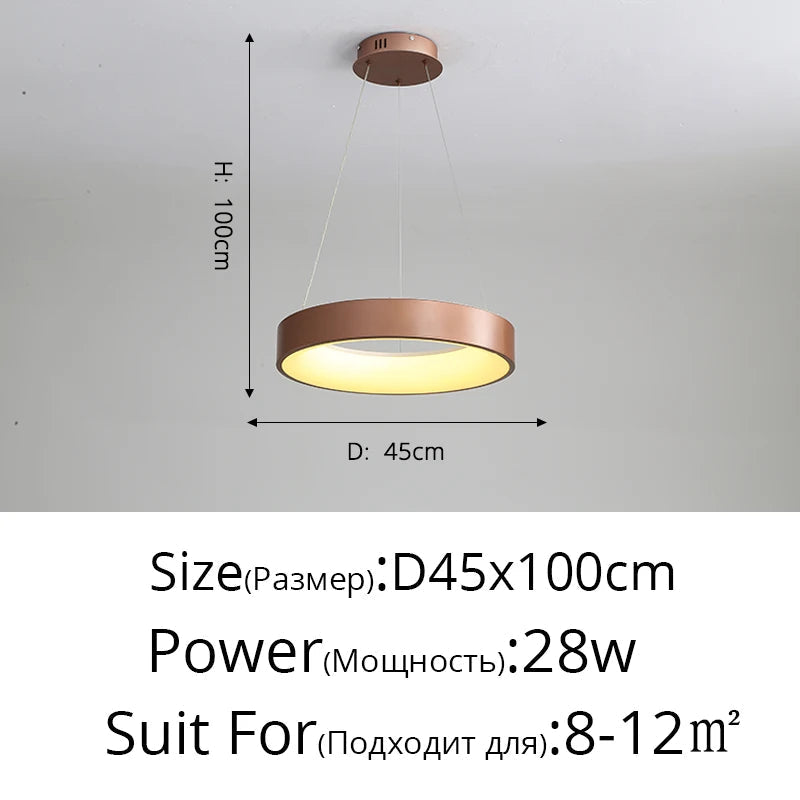 suspension design moderne pour un éclairage intérieur élégant