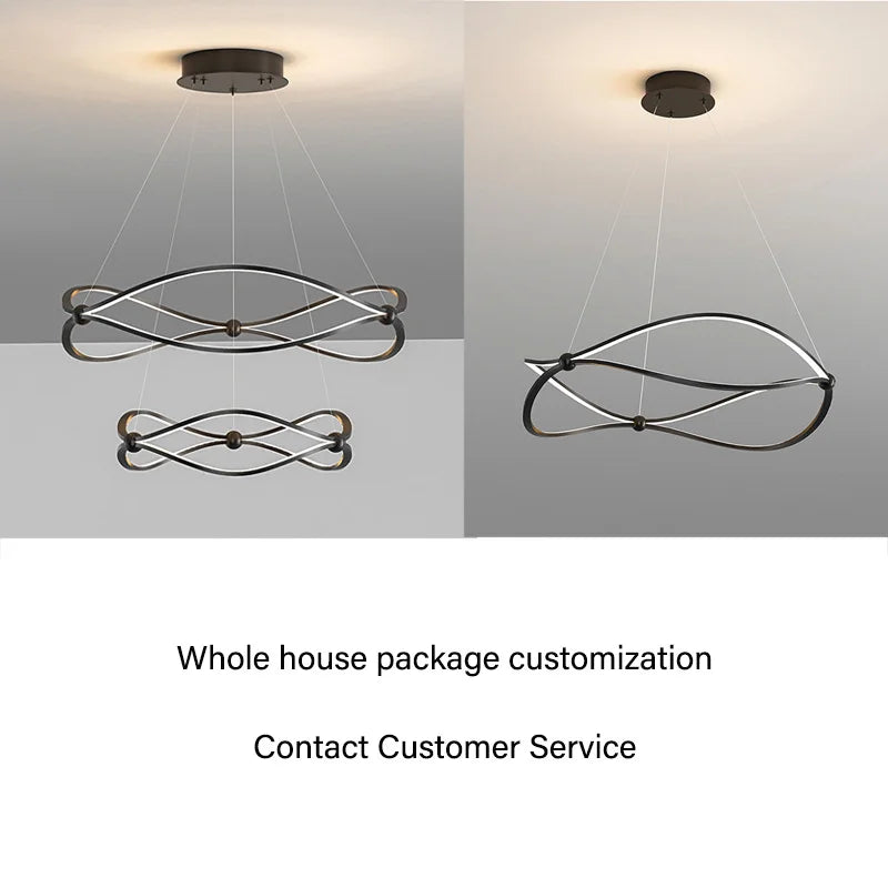 suspension design moderne pour un éclairage intérieur élégant