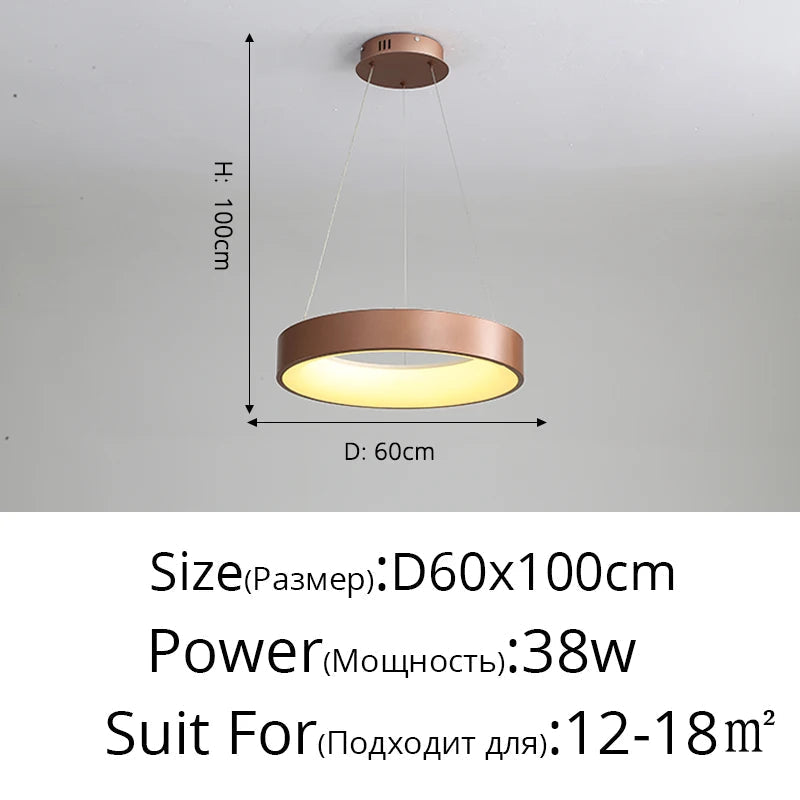 suspension design moderne pour un éclairage intérieur élégant
