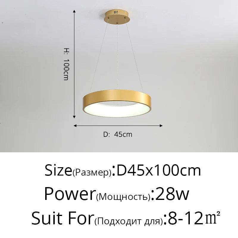 suspension design moderne pour un éclairage intérieur élégant