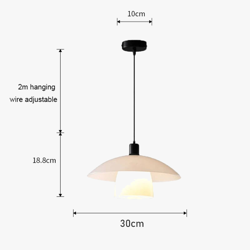 suspension design moderne soucoupe volante luminaire décoratif intérieur