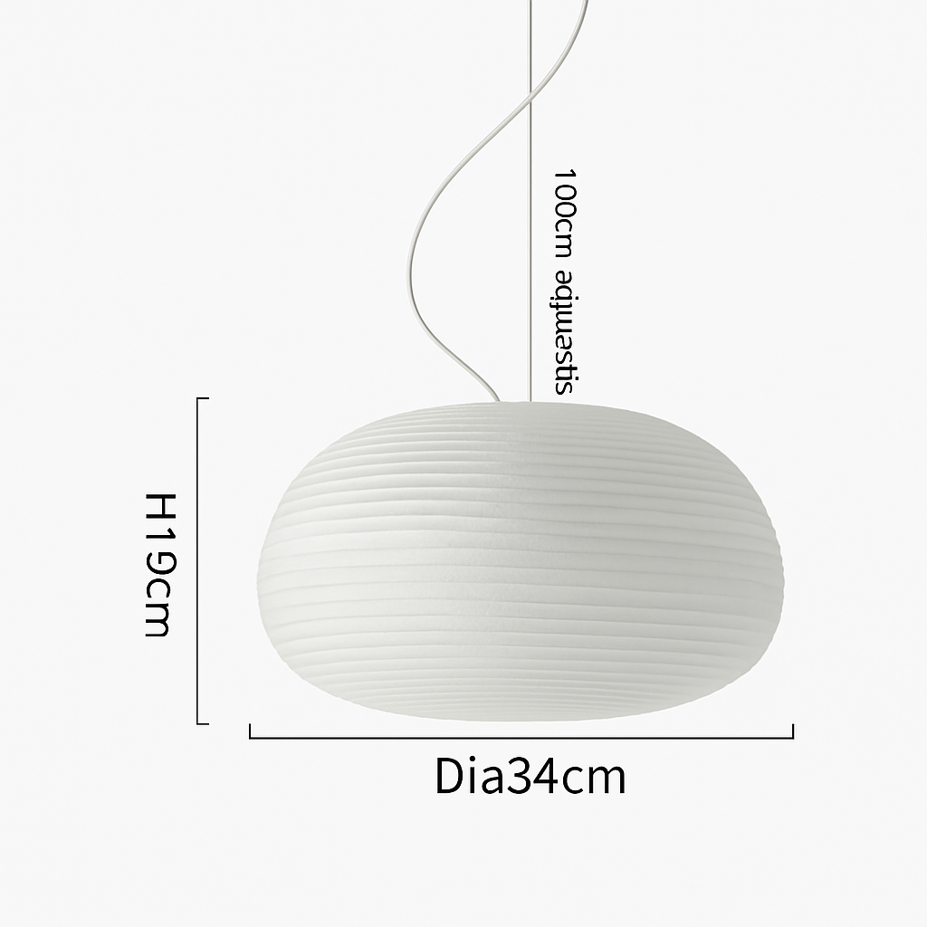 suspension design nordique en verre pour décoration intérieure