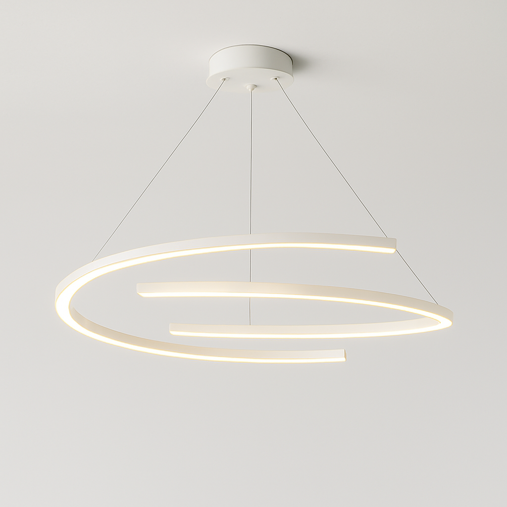 suspension design nordique moderne simple anneau luminaire