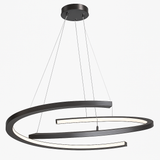 suspension design nordique moderne simple anneau luminaire