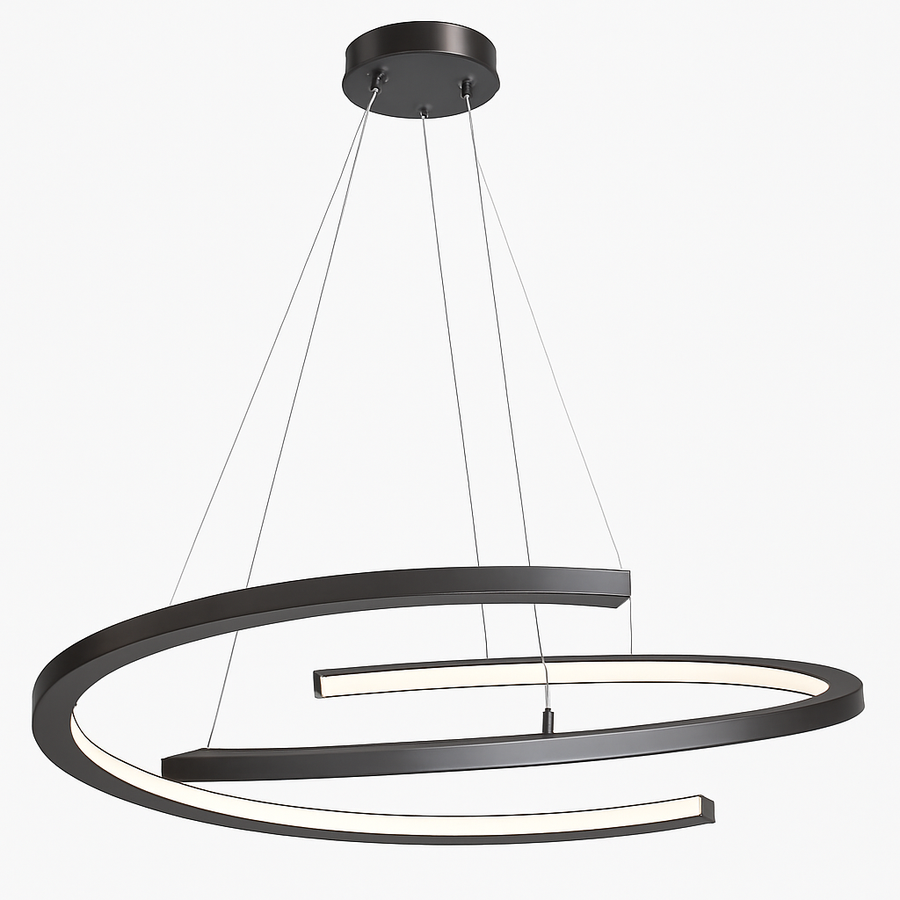 suspension design nordique moderne simple anneau luminaire