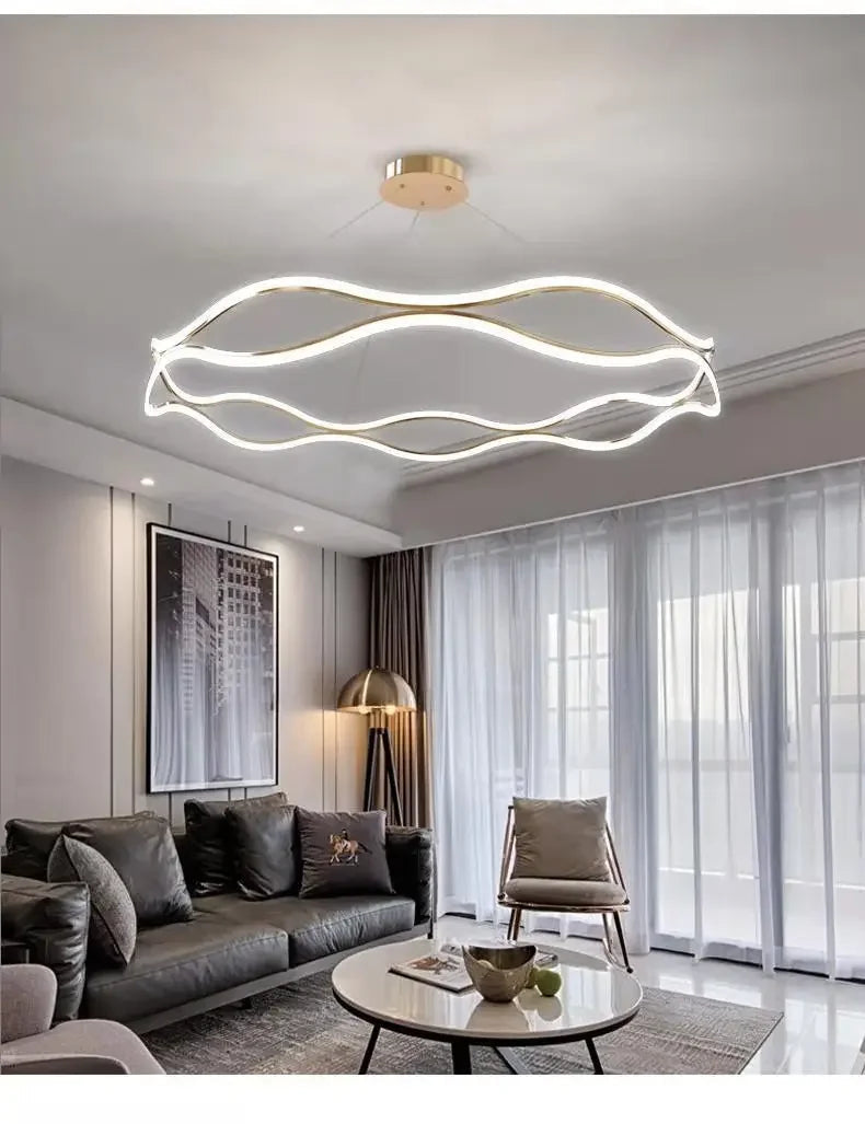 suspension design nordique simple ligne pour ménage