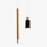 Suspension design tube en bois Botimi