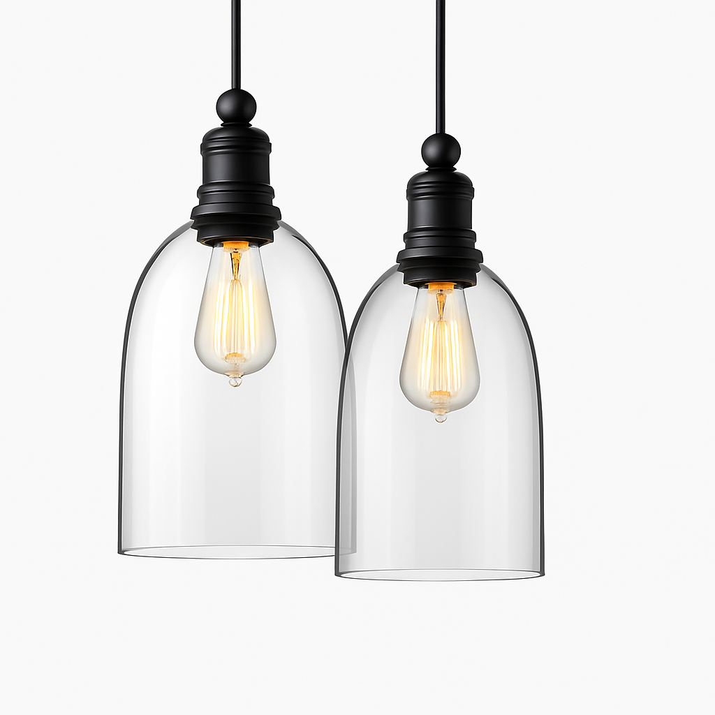 suspension Edison Vintage abat-jour en verre dans rétro Style Loft industriel suspension éclairage Lampara Colgante De Techo