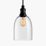 suspension Edison Vintage abat-jour en verre dans rétro Style Loft industriel suspension éclairage Lampara Colgante De Techo