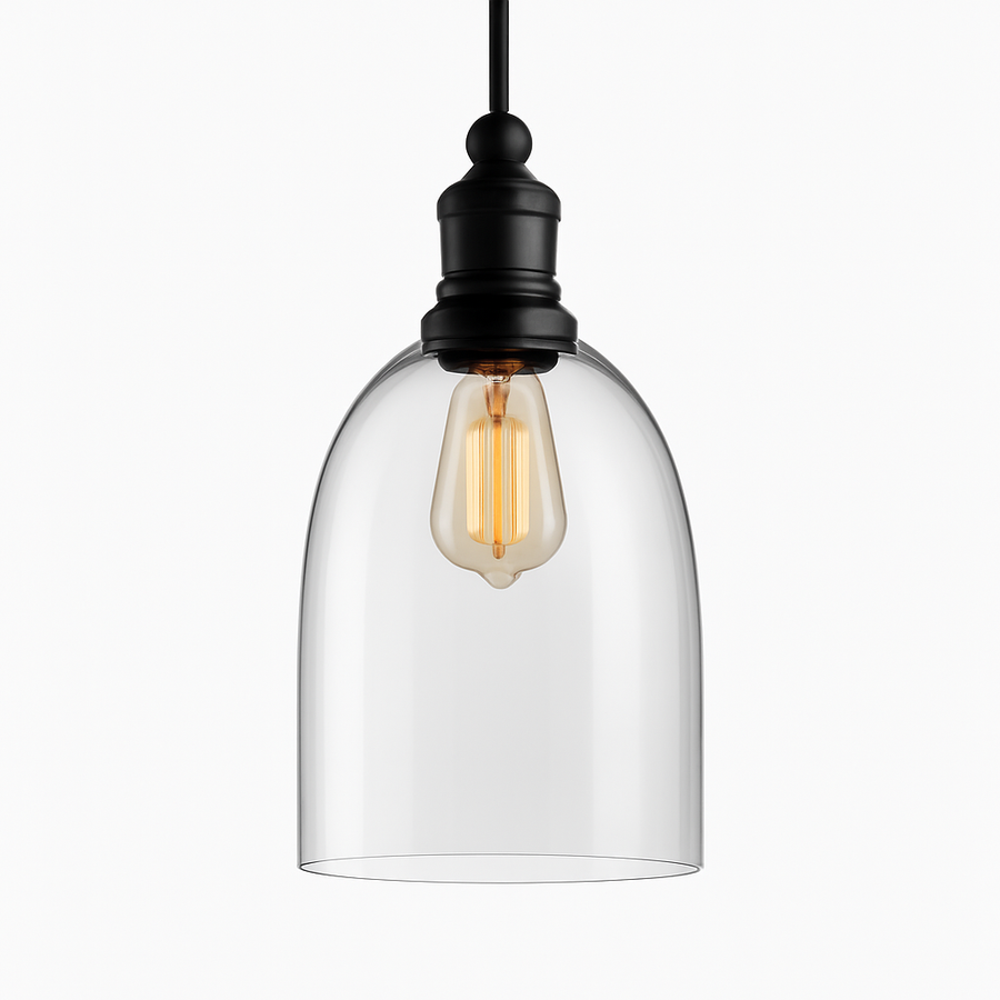 suspension Edison Vintage abat-jour en verre dans rétro Style Loft industriel suspension éclairage Lampara Colgante De Techo