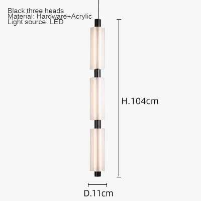 suspension en acrylique haut de gamme pour éclairage intérieur moderne