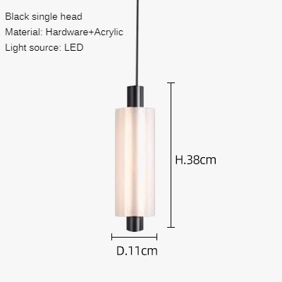 suspension en acrylique haut de gamme pour éclairage intérieur moderne