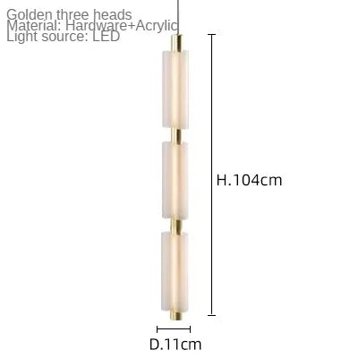 suspension en acrylique haut de gamme pour éclairage intérieur moderne