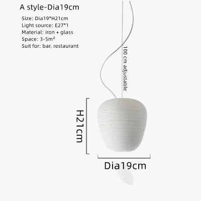 suspension en acrylique pour décoration intérieure moderne